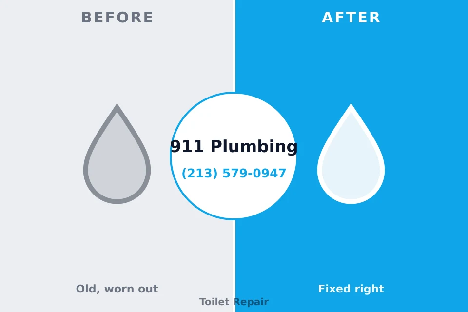 Before and after: plumbing company Freeman, SD